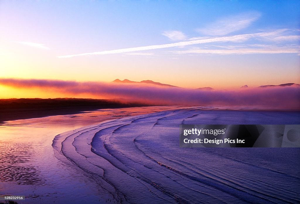 Waves on Beach at Inch