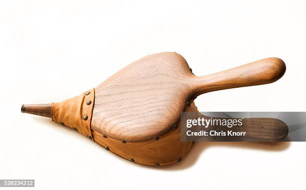 antique hand bellows - bellows stock pictures, royalty-free photos & images