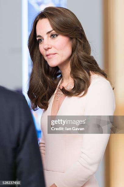 Catherine, Duchess of Cambridge visits the "Vogue 100: A Century Of Style" exhibition at National Portrait Gallery on May 4, 2016 in London, England....