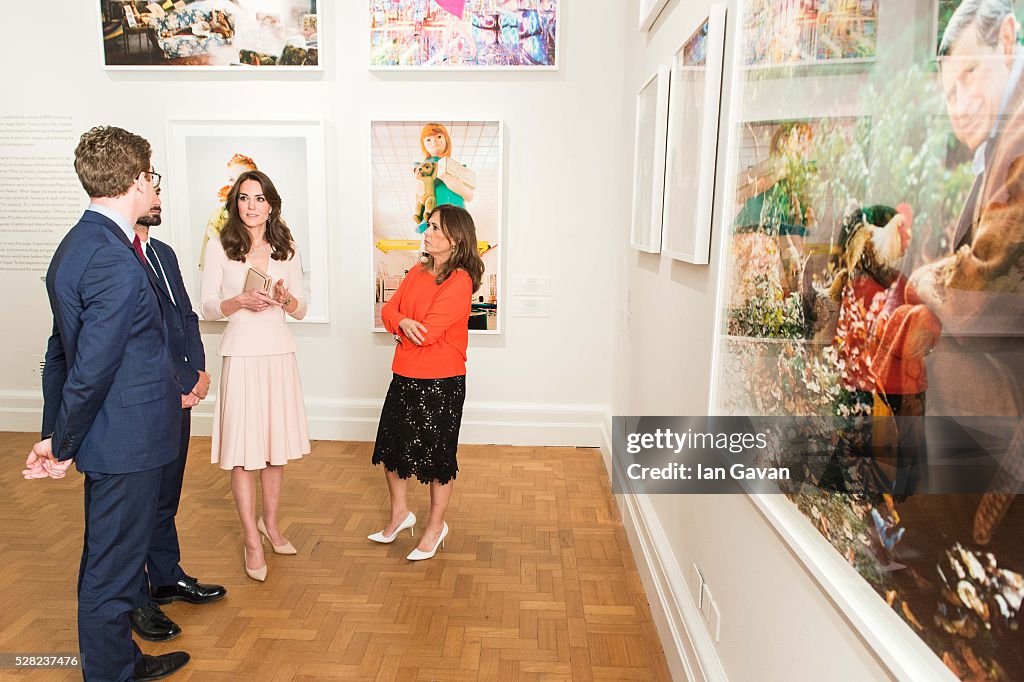 The Duchess Of Cambridge Visits The "Vogue 100: A Century Of Style" Exhibition
