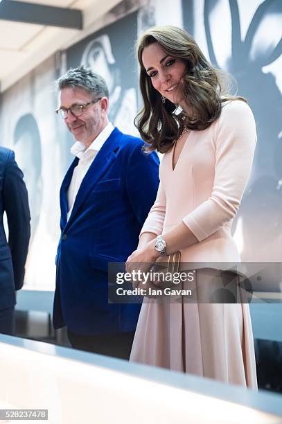 Catherine, Duchess of Cambridge visits the "Vogue 100: A Century Of Style" exhibition at National Portrait Gallery on May 4, 2016 in London, England....