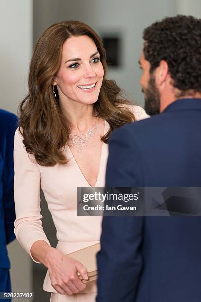 Catherine, Duchess of Cambridge visits the "Vogue 100: A Century Of Style" exhibition at National Portrait Gallery on May 4, 2016 in London, England....