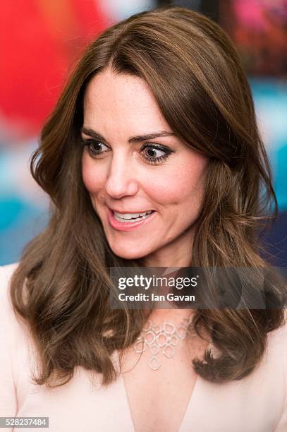 Catherine, Duchess of Cambridge visits the "Vogue 100: A Century Of Style" exhibition at National Portrait Gallery on May 4, 2016 in London, England....