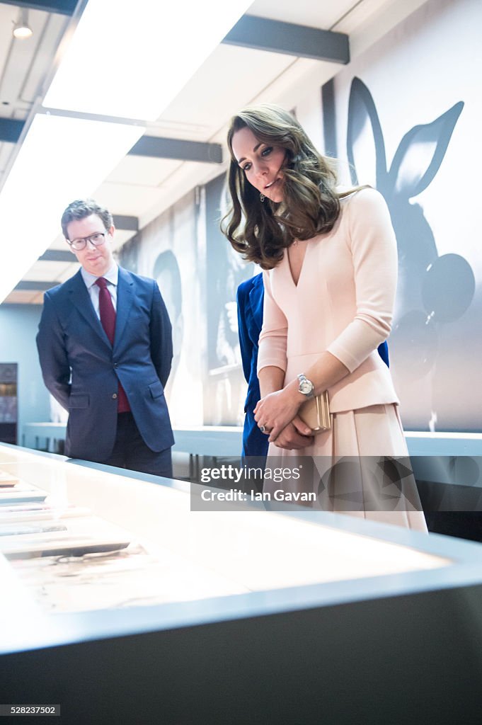The Duchess Of Cambridge Visits The "Vogue 100: A Century Of Style" Exhibition