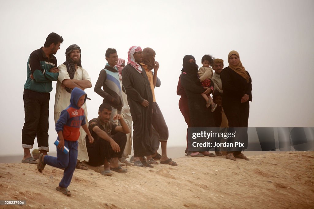 Syrian Refugees Cross Into Jordan