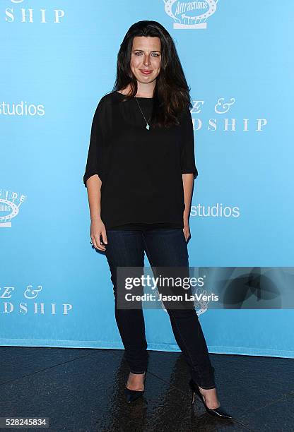 Actress Heather Matarazzo attends the premiere of "Love and Friendship" at Directors Guild Of America on May 3, 2016 in Los Angeles, California.