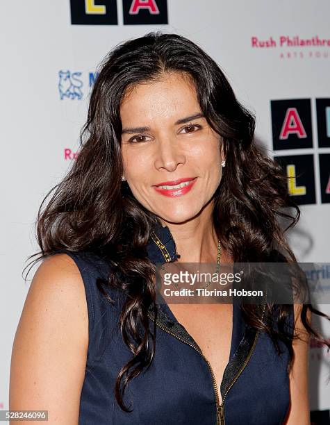 Patricia Velasquez attends Russell Simmons' Rush Philanthropic Arts Foundation's Inaugural Art For Life Celebration on May 3, 2016 in West Hollywood,...