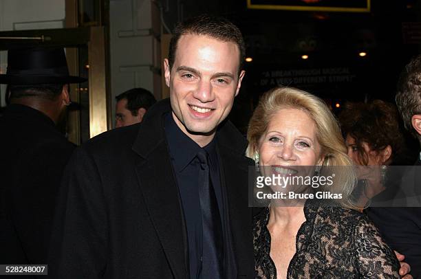Jordon Roth and mother Daryl Roth during Opening Night of Anna in The Tropics on Broadway and After-Party at The Royale Theatre and The Supper Club...