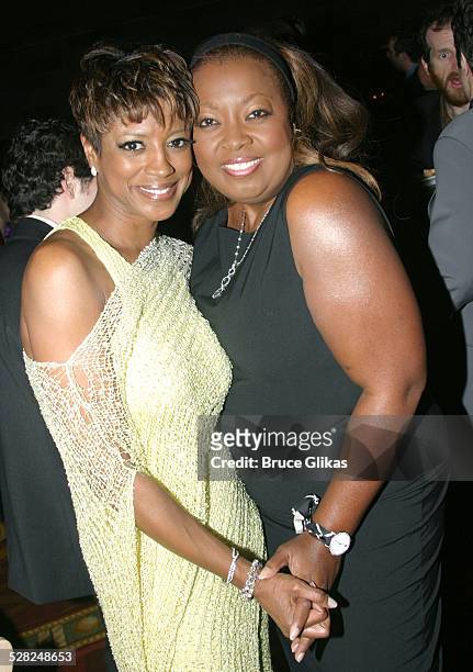 Marva Hicks and Star Jones during Caroline Or Change Opening Night on Broadway - After Party at Gotham Hall in New York City, New York, United States.