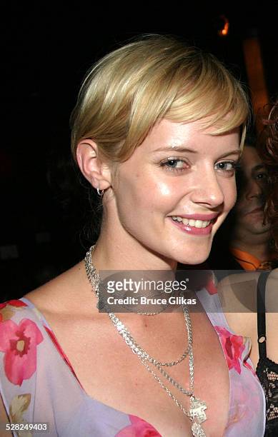Marley Shelton during After The Fall Broadway Opening Night - After Party at B.B. Kings in New York City, New York, United States.