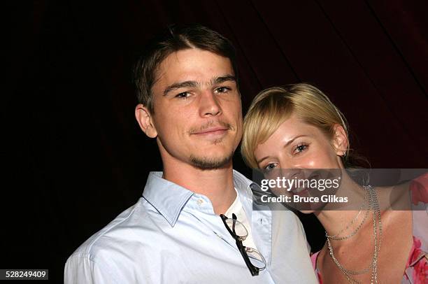 Josh Hartnett and Marley Shelton during After The Fall Broadway Opening Night - After Party at B.B. Kings in New York City, New York, United States.