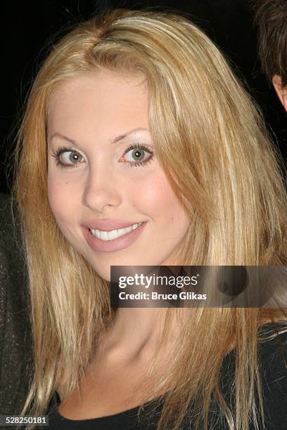 Chloe Lattanzi during Olivia Newton-John, Chloe Lattanzi and Cliff Richard Attend a Performance of Jersey Boys on Broadway - November 13, 2005 at The...