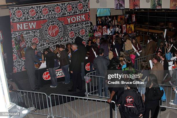 Atmosphere during The Cast of Rent In-Store Signing at Virgin Megastore in Times Square - November 14, 2005 at The Virgin Megastore Times Square in...