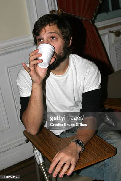 Logan Marshall-Green during Off-Broadway Dog Sees God: Confessions of a Teenage Blockhead Rehearsals - November 15, 2005 at Century Theater in New...