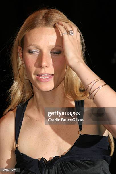 Gwyneth Paltrow during Sweet Charity Broadway Opening Night - Arrivals at The Al Hirshfeld Theater in New York City, New York, United States.