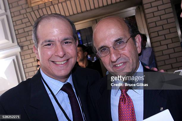 Jed Bernstein, president of League of American Theatres and Producers, and Joel I. Klein, Chancellor of NYC Dept. Of Education and recipient of The...