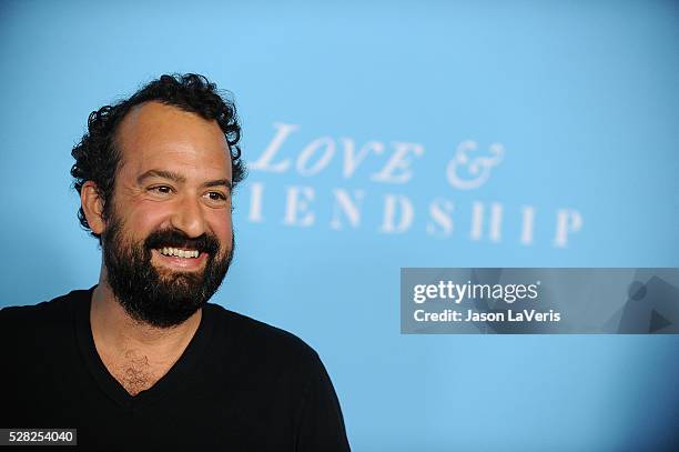 Actor Steve Zissis attends the premiere of "Love and Friendship" at Directors Guild Of America on May 3, 2016 in Los Angeles, California.