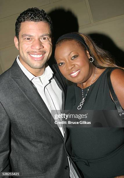 Al Reynolds and Star Jones during Caroline Or Change Opening Night on Broadway - After Party at Gotham Hall in New York City, New York, United States.