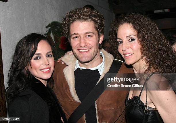 Eliza Dushku, Matthew Morrison, and Dede Harris during Dog Sees God: Confessions of a Teenage Blockhead Off-Broadway Opening Night Party at Lucy's...