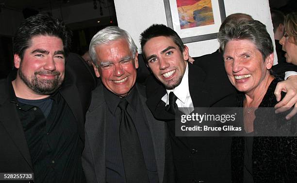 Keith Nobbs and family during Dog Sees God: Confessions of a Teenage Blockhead Off-Broadway Opening Night Party at Lucy's Latin Kitchen in New York...