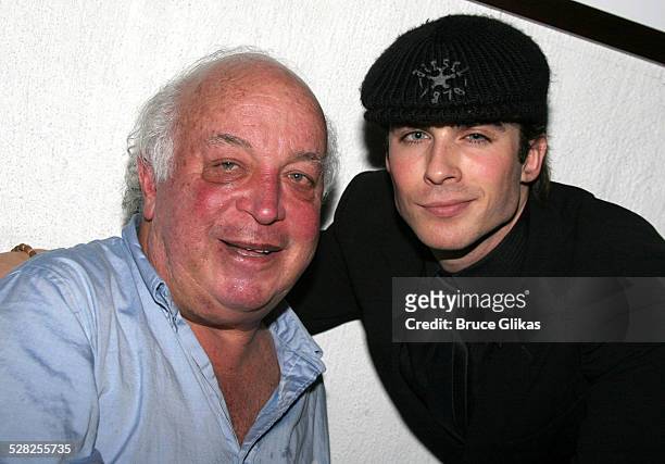 Seymour Stein and Ian Somerhalder during Dog Sees God: Confessions of a Teenage Blockhead Off-Broadway Opening Night Party at Lucy's Latin Kitchen in...
