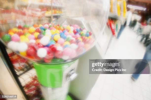 bubble gum dispenser - chewed ball stock pictures, royalty-free photos & images