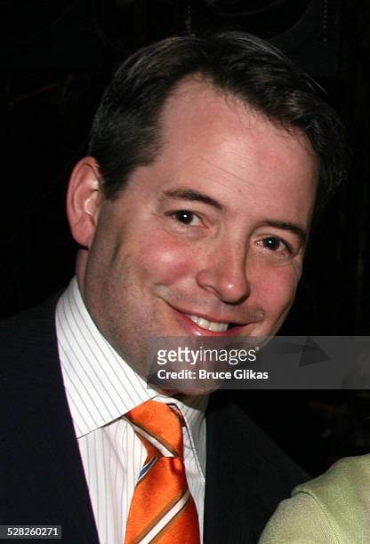 Matthew Broderick during Rent Celebrates 10th Anniversary on Broadway - April 24, 2006 at The Nederlander Theater in New York, New York, United...