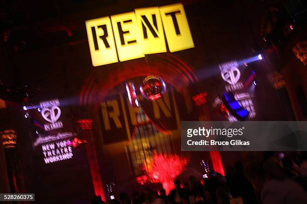 Atmosphere during Rent Celebrates 10th Anniversary on Broadway - April 24, 2006 at The Nederlander Theater in New York, New York, United States.