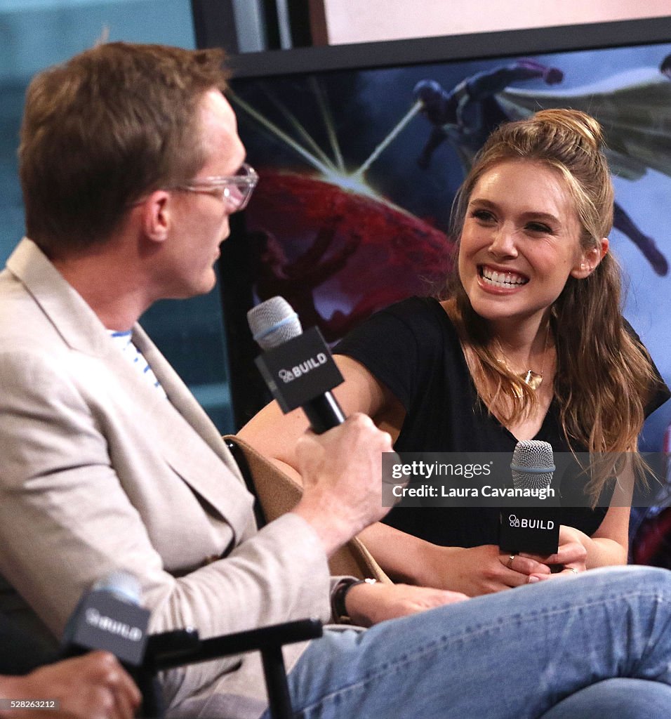 Paul Bettany, Chadwick Boseman, Elizabeth Olsen, Anthony Russo and Joe Russo Discuss "Captain America: Civil War" At AOL Build