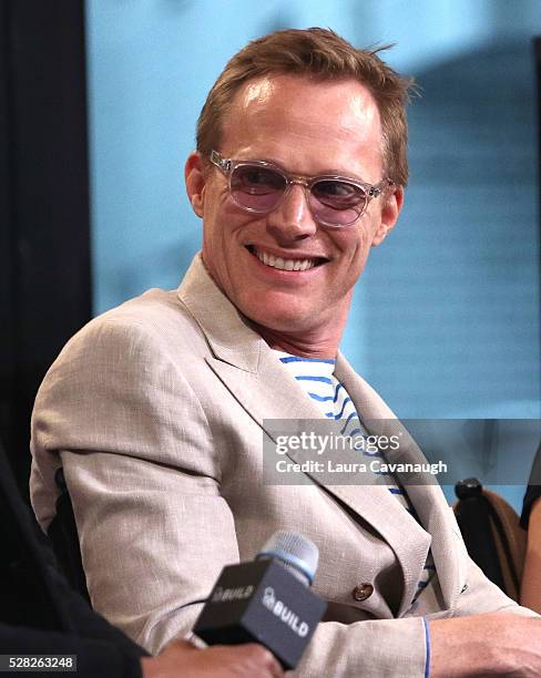 Paul Bettany attends AOL Build Speaker Series to discuss "Captain America: Civil War" at AOL Studios In New York on May 4, 2016 in New York City.