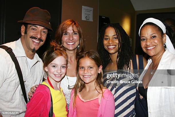 Allen Hidalgo,Samantha Pollino, Judge Marilyn Milian, daughter Alexandra Schlessinger, Vivian Nixon and Debbie Allen