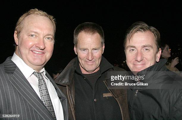 Randy Quaid, Sam Shepard and Tim Roth during Opening Night Arrivals And Afterparty For Sam Shepards' Play The God of Hell at The Actors Studio Drama...