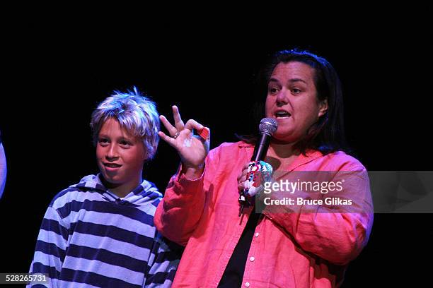 Rosie O'Donnell and son Parker O'Donnell during Rosie O'Donnell performs on R Family Vacations 3rd Annual Cruise to Alaska - July 12, 2006 at The...