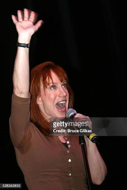 Kathy Griffin during Rosie O'Donnell performs on R Family Vacations 3rd Annual Cruise to Alaska - July 12, 2006 at The Norwegian Star, Alaska, United...