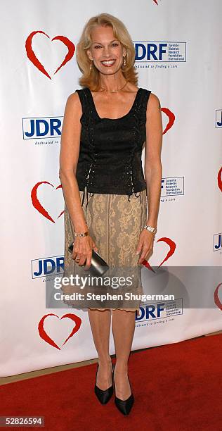 Host Cyndy Garvey attends the Juvenile Diabetes Research Foundation's 2nd Annual Gala at the Beverly Hills Hotel on May 14, 2005 in Beverly Hills,...