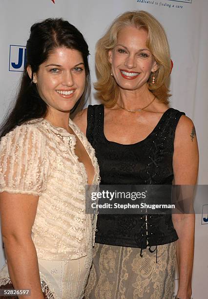 Host Cyndy Garvey and her daughter Krisha attend the Juvenile Diabetes Research Foundation's 2nd Annual Gala at the Beverly Hills Hotel on May 14,...