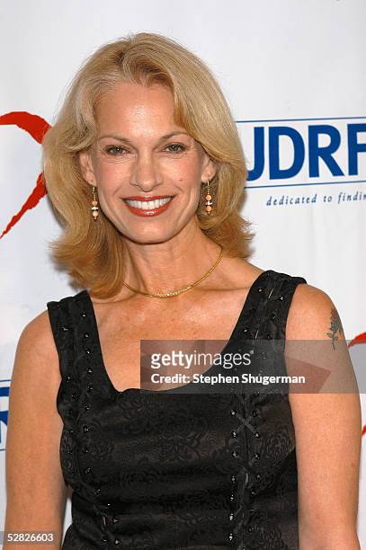 Host Cyndy Garvey attends the Juvenile Diabetes Research Foundation's 2nd Annual Gala at the Beverly Hills Hotel on May 14, 2005 in Beverly Hills,...