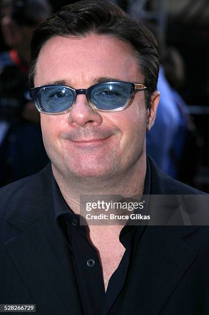 Hosts Nathan Lane during The 12th Annual Broadway on Broadway Concert at Times Square in New York City, New York, United States.