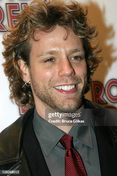 Adam Pascal during Opening Night Curtain Call and Party for Dirty Rotten Scoundrels on Broadway at Imperial Theater thenThe Copacabana in New York,...