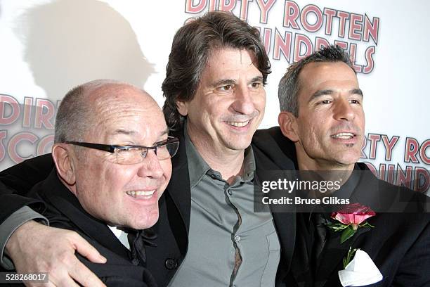 Jack O'Brien, director, David Rockwell, set design, and Jerry Mitchell, choreographer