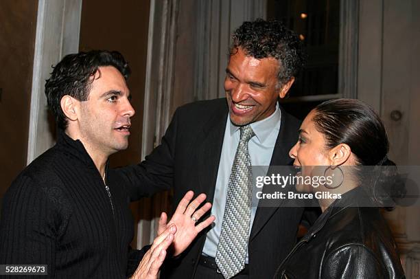 Mario Cantone, Jasmine Guy and Brian Stokes Mitchell