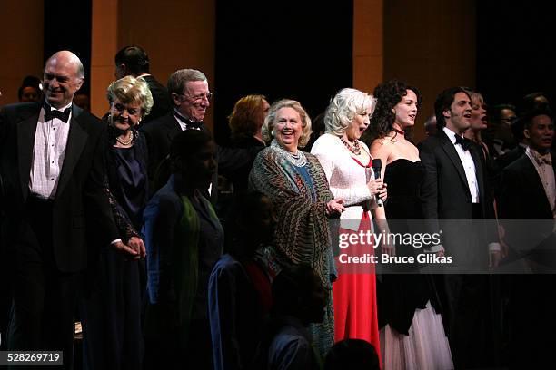 Curtain Call with Walter Charles, Angela Lansbury, George Hearn, Becky Ann Baker and Barbara Cook, Anne Hathaway, Betty Buckley, Melissa Errico and...