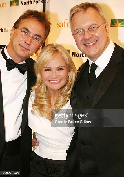 Rob Fisher, musical director, Kristin Chenoweth and Walter Bobbie, director