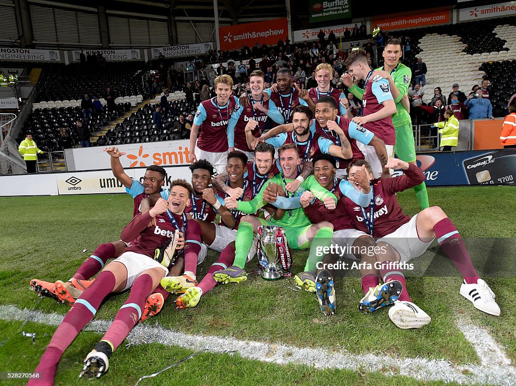 Hull City v West Ham United: U21 Premier League Cup Final, Second Leg