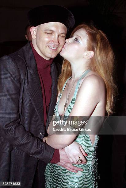 Charles Busch and Natasha Lyonne during Die, Mommie, Die New York Premiere - After-party at Laura Belle in New York City, New York, United States.