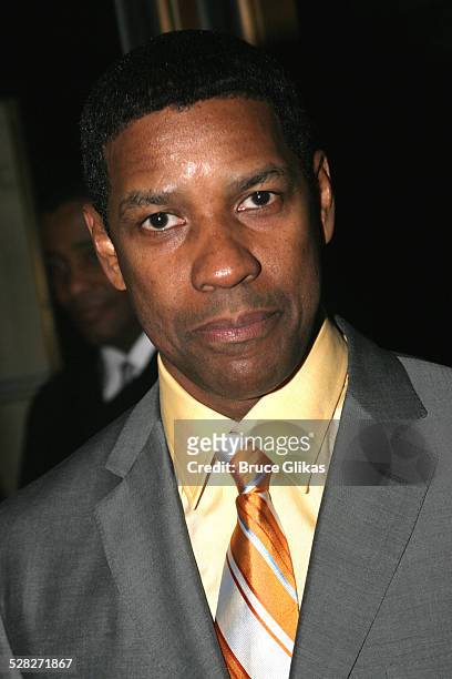 Denzel Washington during Opening Night Party for Julius Caesar on Broadway at Gotham Hall in New York City, New York, United States.