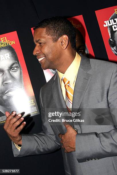 Denzel Washington during Opening Night Party for Julius Caesar on Broadway at Gotham Hall in New York City, New York, United States.