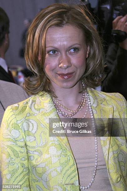 Oksana Baiul during On Golden Pond Opening Night on Broadway - Arrivals at The Cort Theater in New York City, New York, United States.