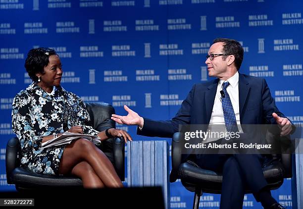 President, Ariel Investments/Chairman, DreamWorks/Animation SKG Inc. Mellody Hobson and President, Creative Artists Agency Richard Lovett speak...