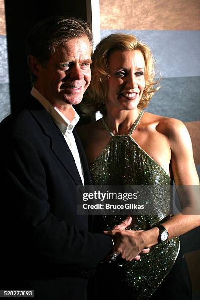 William H. Macy and Felicity Huffman during The Atlantic Theater Company 20th Anniversary Spring Gala at The Rainbow Room in New York City, New York,...